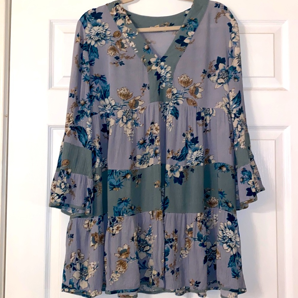 Entro Floral Babydoll Dress